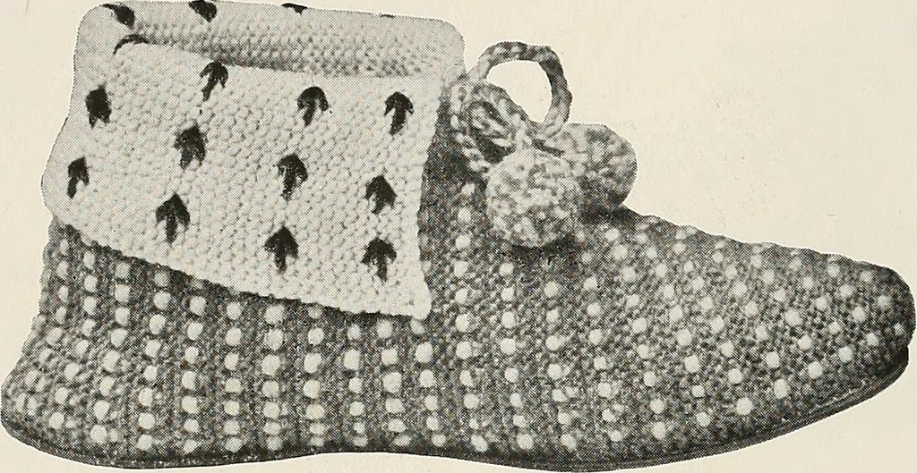 An illustration from The Columbia book of yarns : containing a manual of knitting and crocheting, 1916, leaf 203