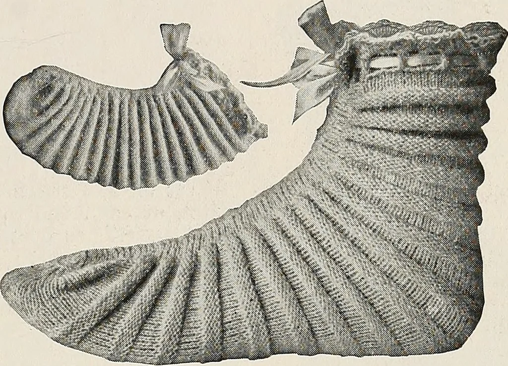 An illustration from The Columbia book of yarns : containing a manual of knitting and crocheting, 1916, leaf 204