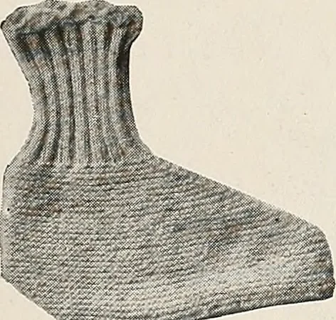 An illustration from The Columbia book of yarns : containing a manual of knitting and crocheting, 1916, leaf 205