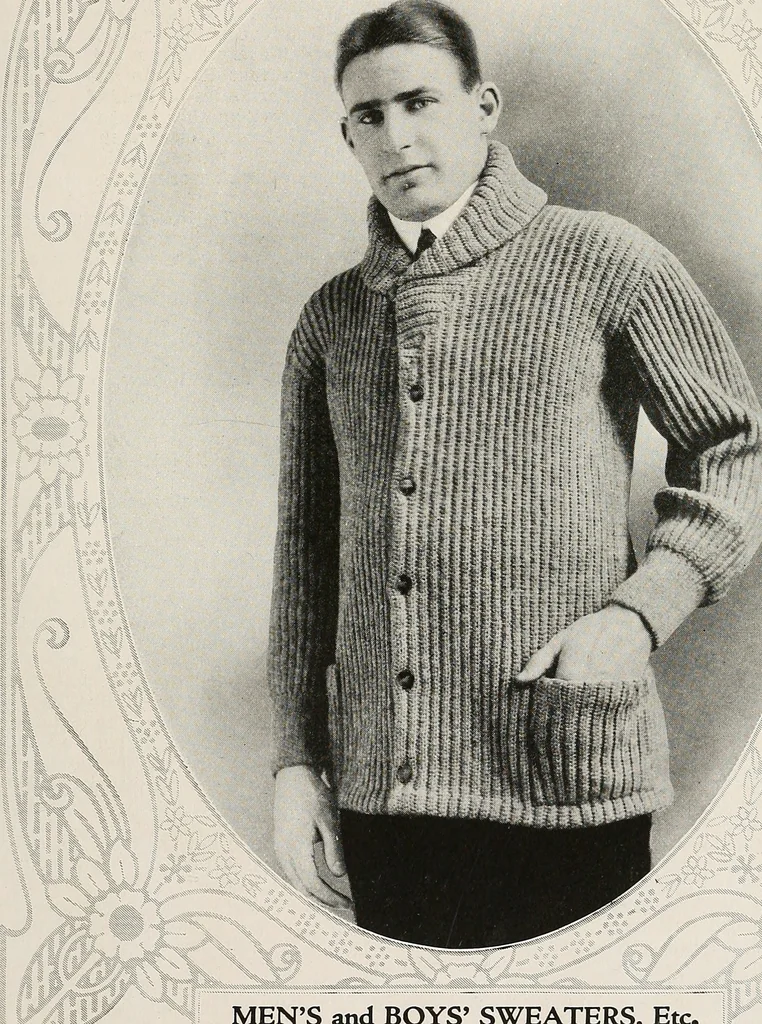 An illustration from The Columbia book of yarns : containing a manual of knitting and crocheting, 1916, leaf 208