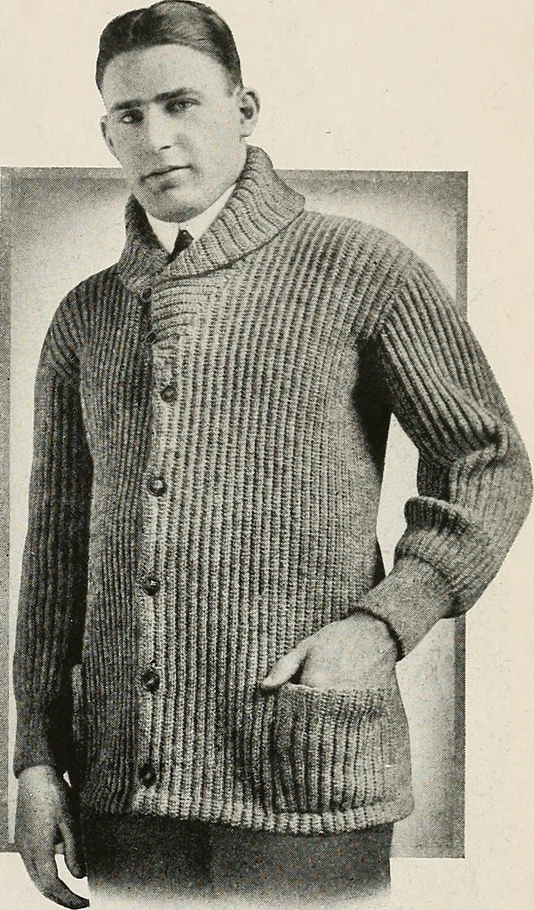 An illustration from The Columbia book of yarns : containing a manual of knitting and crocheting, 1916, leaf 210