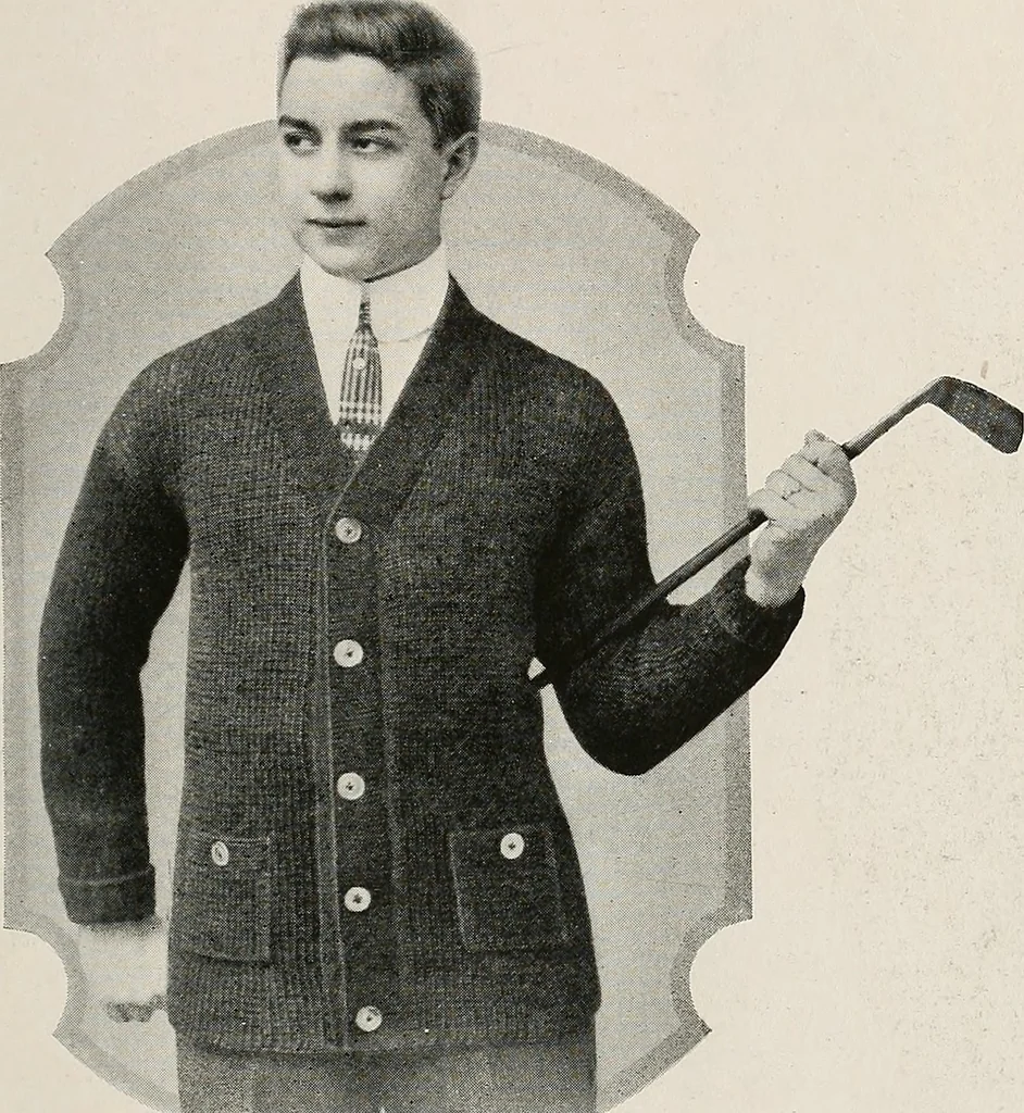 An illustration from The Columbia book of yarns : containing a manual of knitting and crocheting, 1916, leaf 214