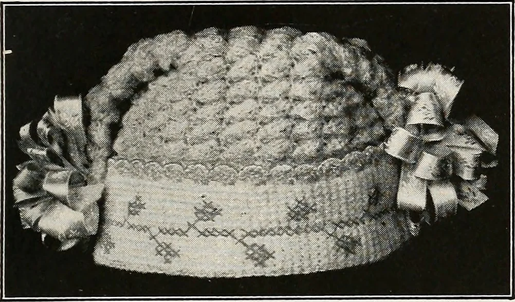 An illustration from The Columbia book of yarns : containing a manual of knitting and crocheting, 1916, leaf 22