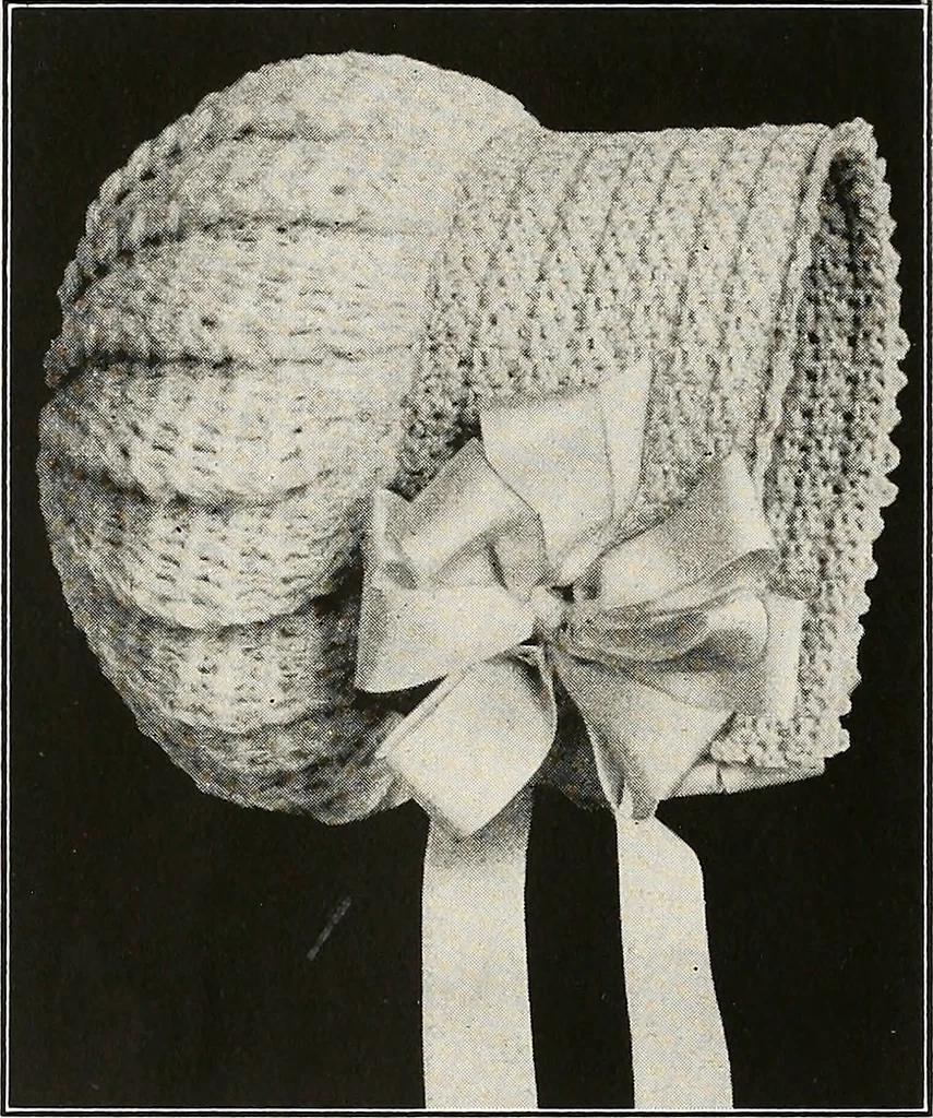 An illustration from The Columbia book of yarns : containing a manual of knitting and crocheting, 1916, leaf 23
