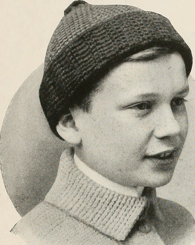 An illustration from The Columbia book of yarns : containing a manual of knitting and crocheting, 1916, leaf 231