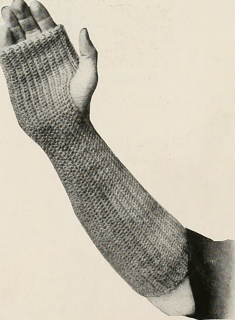 An illustration from The Columbia book of yarns : containing a manual of knitting and crocheting, 1916, leaf 231