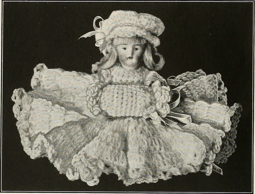 An illustration from The Columbia book of yarns : containing a manual of knitting and crocheting, 1916, leaf 233