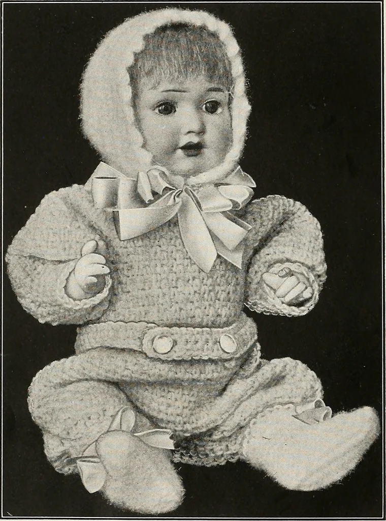 An illustration from The Columbia book of yarns : containing a manual of knitting and crocheting, 1916, leaf 235