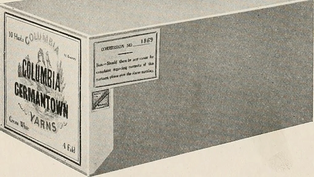 An illustration from The Columbia book of yarns : containing a manual of knitting and crocheting, 1916, leaf 237