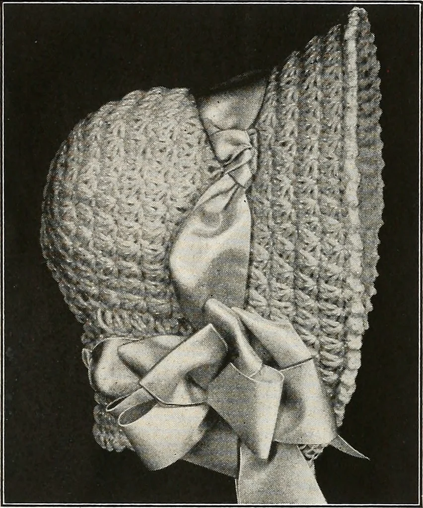 An illustration from The Columbia book of yarns : containing a manual of knitting and crocheting, 1916, leaf 25