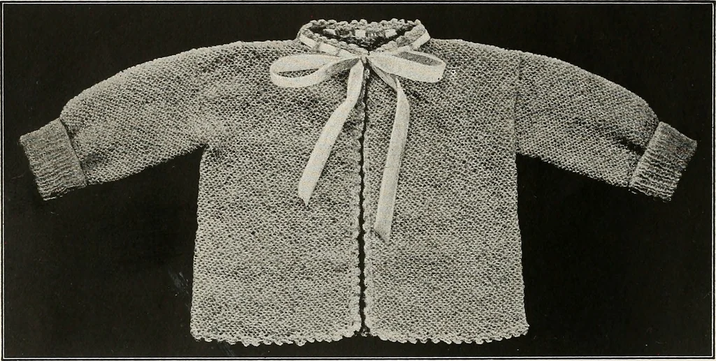 An illustration from The Columbia book of yarns : containing a manual of knitting and crocheting, 1916, leaf 27