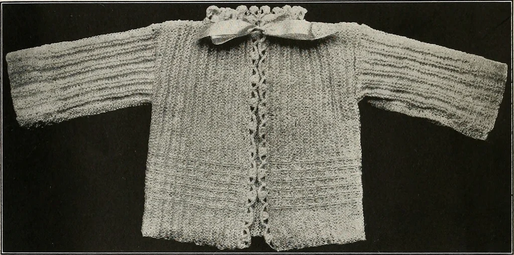 An illustration from The Columbia book of yarns : containing a manual of knitting and crocheting, 1916, leaf 28