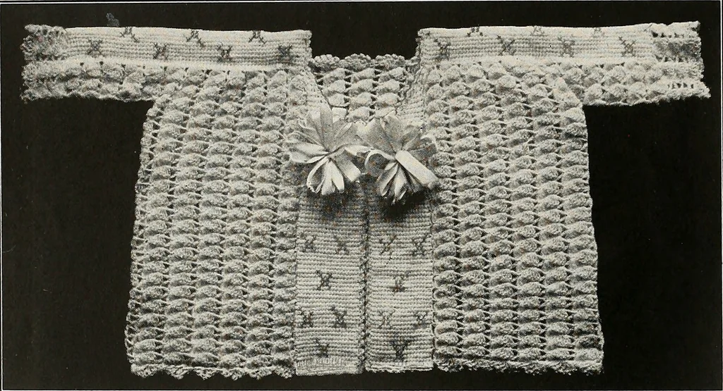 An illustration from The Columbia book of yarns : containing a manual of knitting and crocheting, 1916, leaf 31
