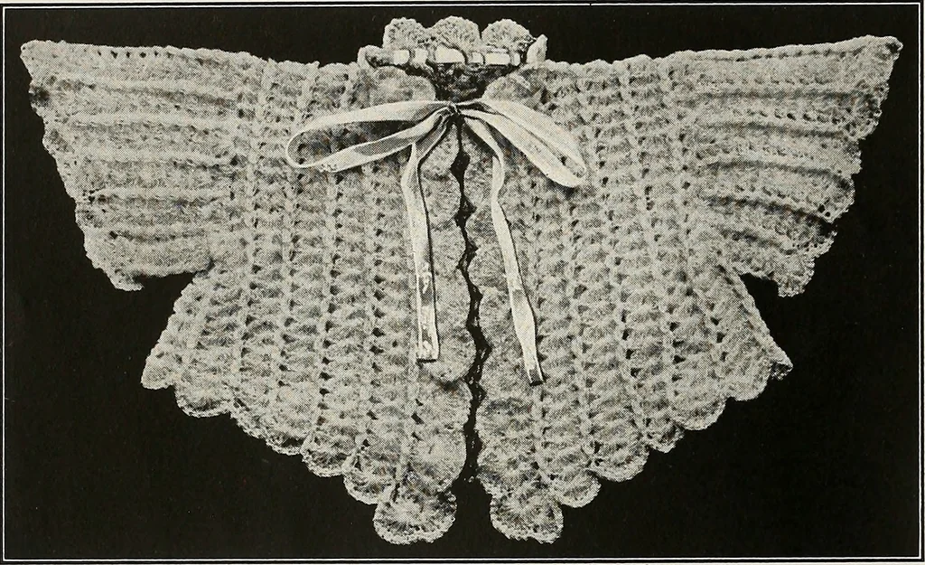 An illustration from The Columbia book of yarns : containing a manual of knitting and crocheting, 1916, leaf 33