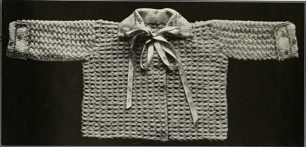 An illustration from The Columbia book of yarns : containing a manual of knitting and crocheting, 1916, leaf 34