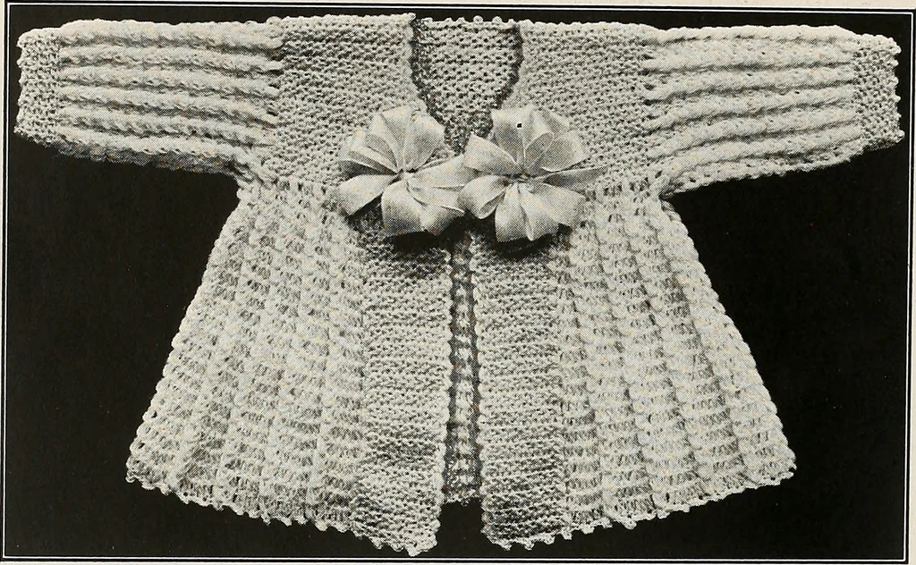 An illustration from The Columbia book of yarns : containing a manual of knitting and crocheting, 1916, leaf 35