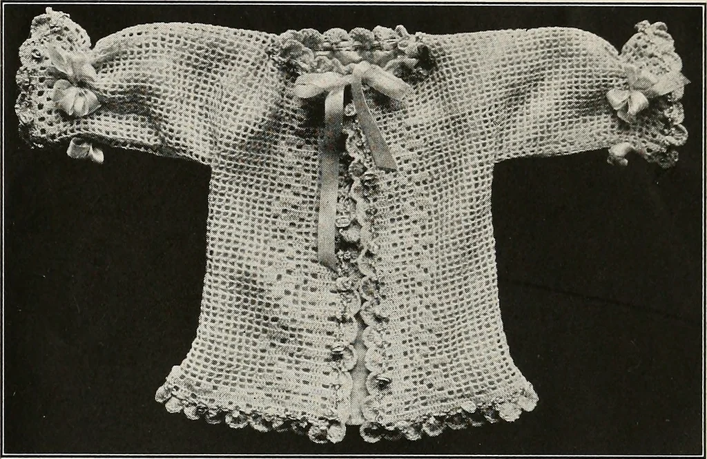 An illustration from The Columbia book of yarns : containing a manual of knitting and crocheting, 1916, leaf 36