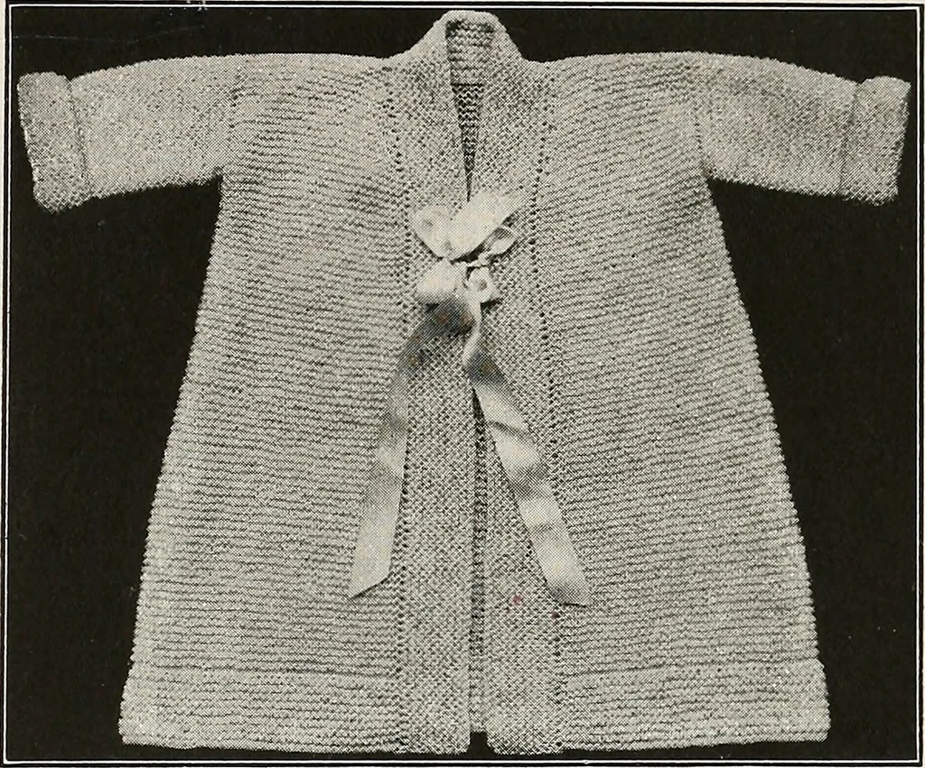 An illustration from The Columbia book of yarns : containing a manual of knitting and crocheting, 1916, leaf 40
