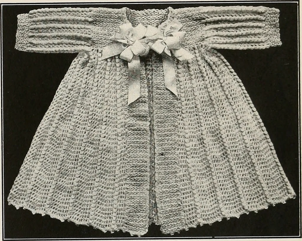 An illustration from The Columbia book of yarns : containing a manual of knitting and crocheting, 1916, leaf 42