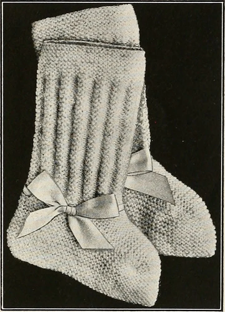 An illustration from The Columbia book of yarns : containing a manual of knitting and crocheting, 1916, leaf 49