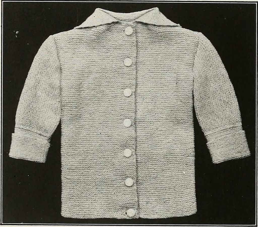 An illustration from The Columbia book of yarns : containing a manual of knitting and crocheting, 1916, leaf 55
