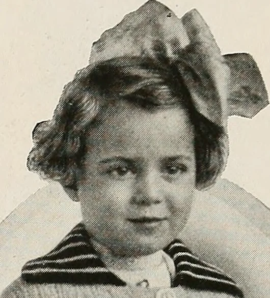An illustration from The Columbia book of yarns : containing a manual of knitting and crocheting, 1916, leaf 58
