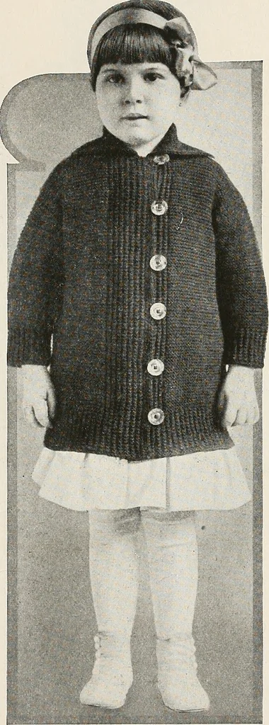 An illustration from The Columbia book of yarns : containing a manual of knitting and crocheting, 1916, leaf 61