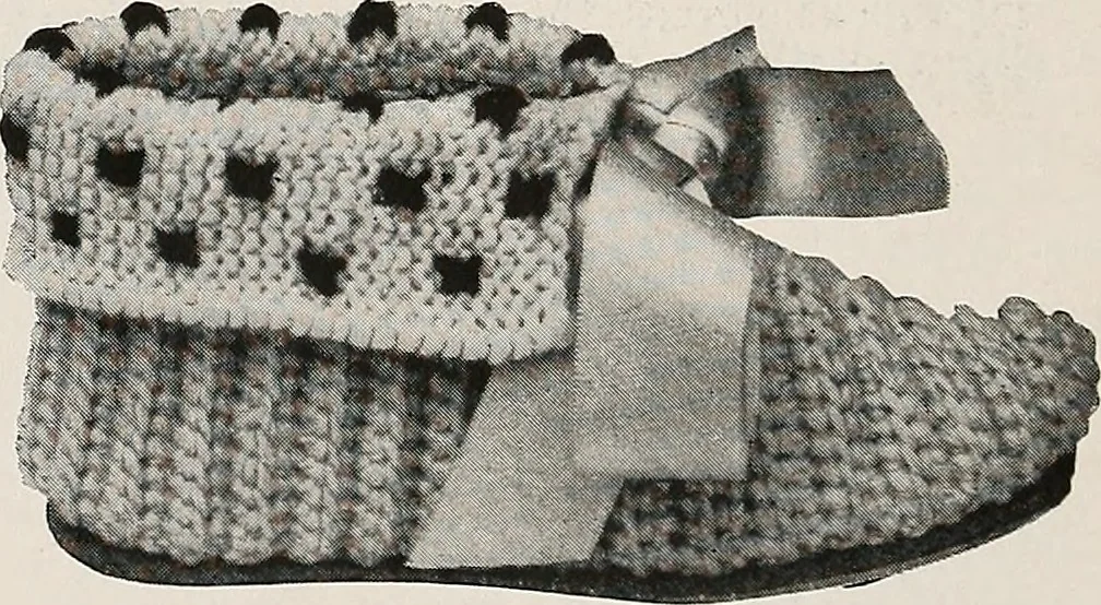 An illustration from The Columbia book of yarns : containing a manual of knitting and crocheting, 1916, leaf 66