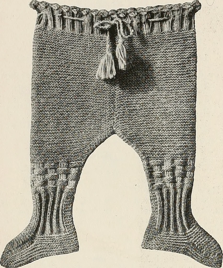 An illustration from The Columbia book of yarns : containing a manual of knitting and crocheting, 1916, leaf 67