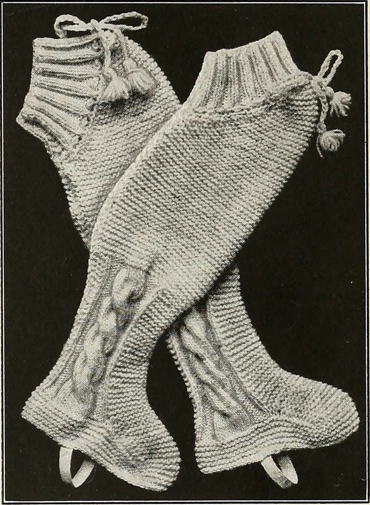 An illustration from The Columbia book of yarns : containing a manual of knitting and crocheting, 1916, leaf 68