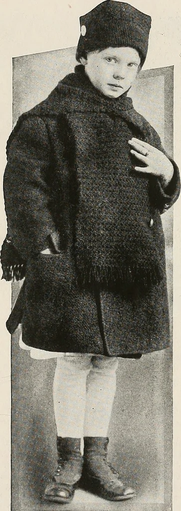 An illustration from The Columbia book of yarns : containing a manual of knitting and crocheting, 1916, leaf 69