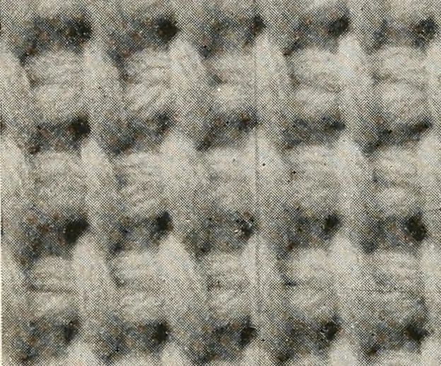 An illustration from The Columbia book of yarns : containing a manual of knitting and crocheting, 1916, leaf 73