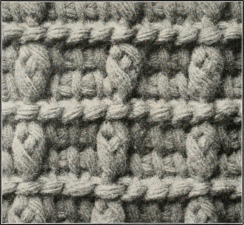 An illustration from The Columbia book of yarns : containing a manual of knitting and crocheting, 1916, leaf 75