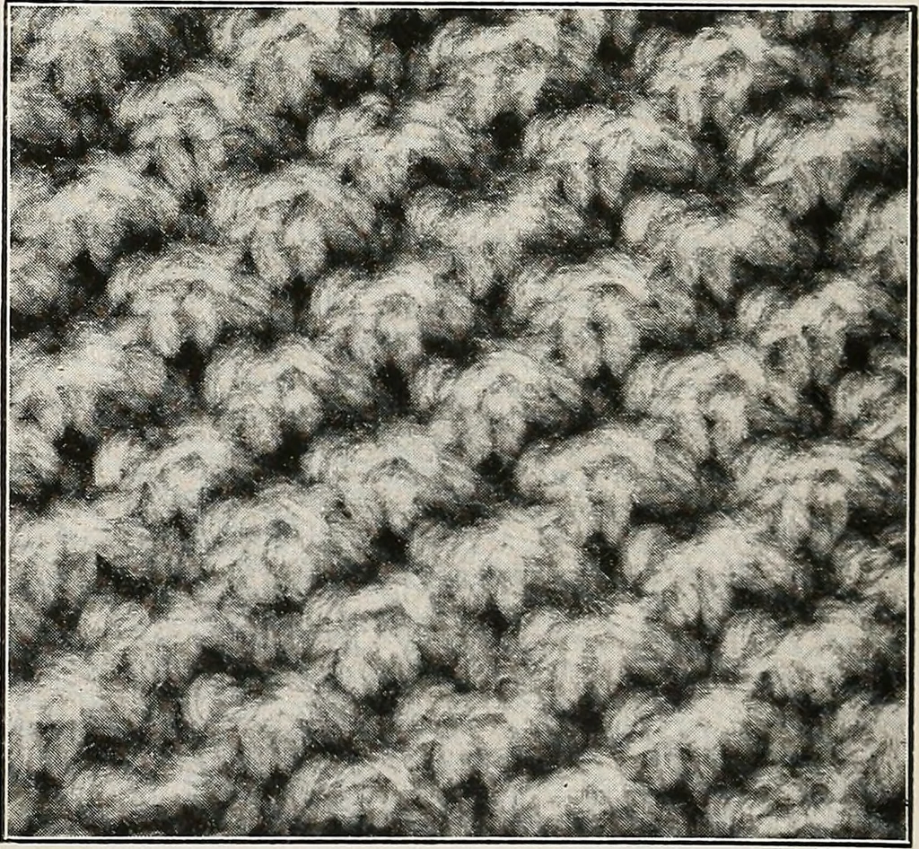 An illustration from The Columbia book of yarns : containing a manual of knitting and crocheting, 1916, leaf 78