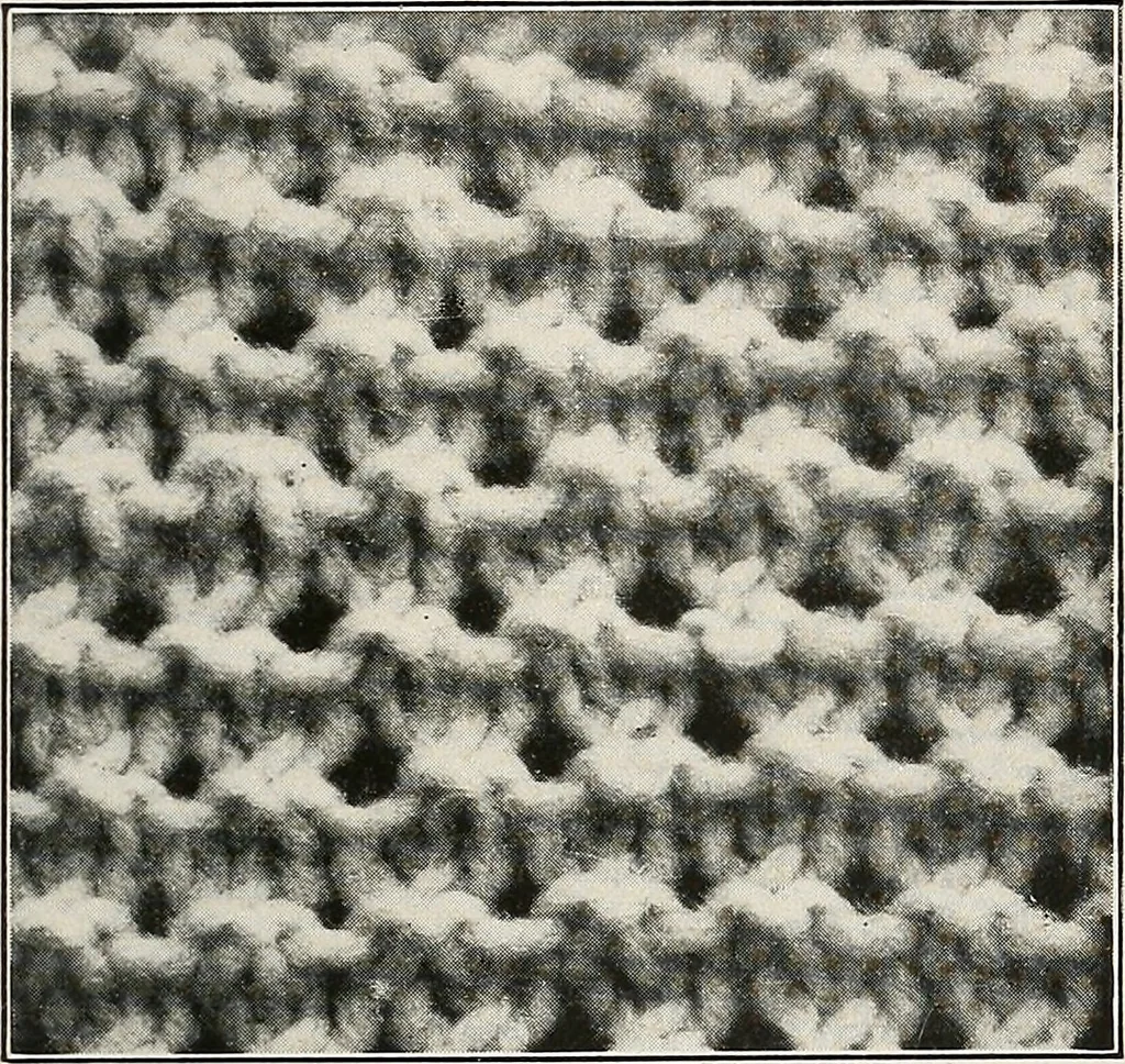 An illustration from The Columbia book of yarns : containing a manual of knitting and crocheting, 1916, leaf 78