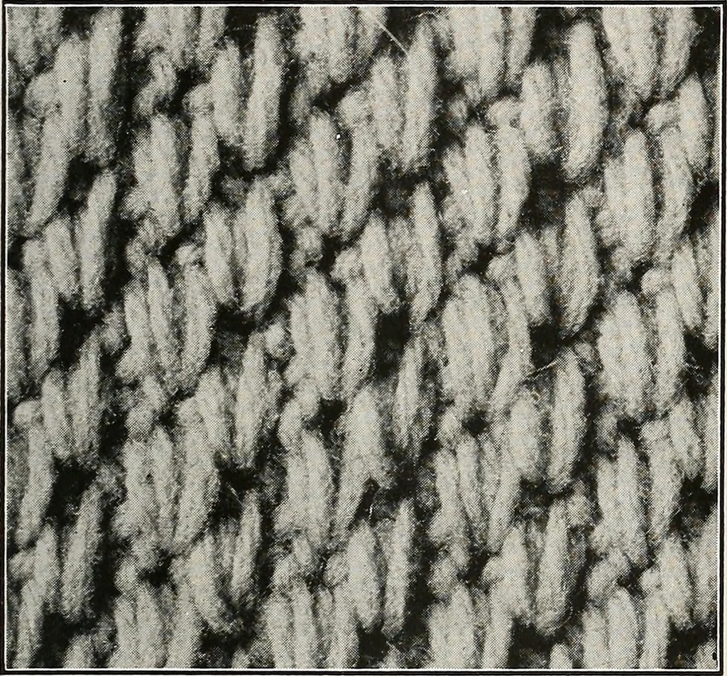 An illustration from The Columbia book of yarns : containing a manual of knitting and crocheting, 1916, leaf 80