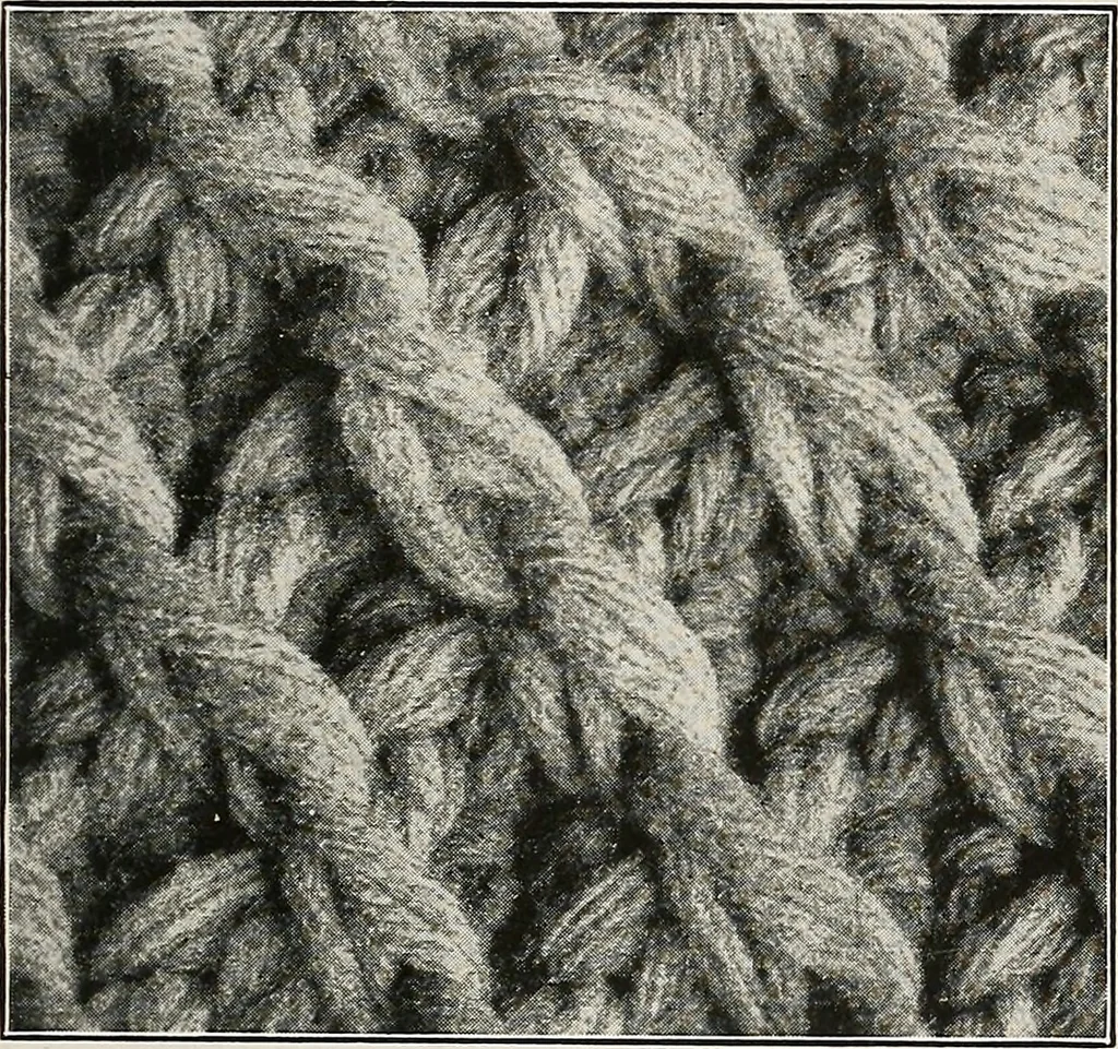 An illustration from The Columbia book of yarns : containing a manual of knitting and crocheting, 1916, leaf 82