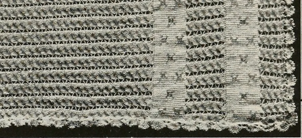 An illustration from The Columbia book of yarns : containing a manual of knitting and crocheting, 1916, leaf 88