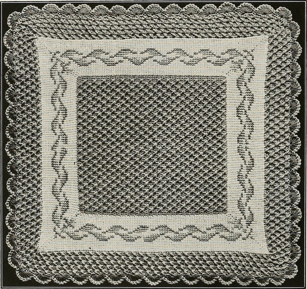 An illustration from The Columbia book of yarns : containing a manual of knitting and crocheting, 1916, leaf 89