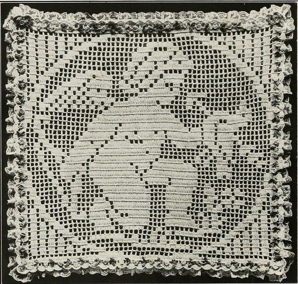 An illustration from The Columbia book of yarns : containing a manual of knitting and crocheting, 1916, leaf 91