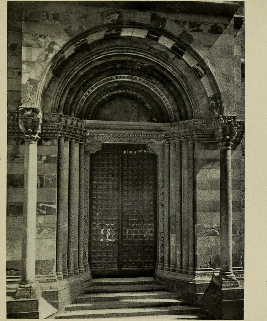 An illustration from The column and the arch : essays on architectural history, 1899, leaf 232