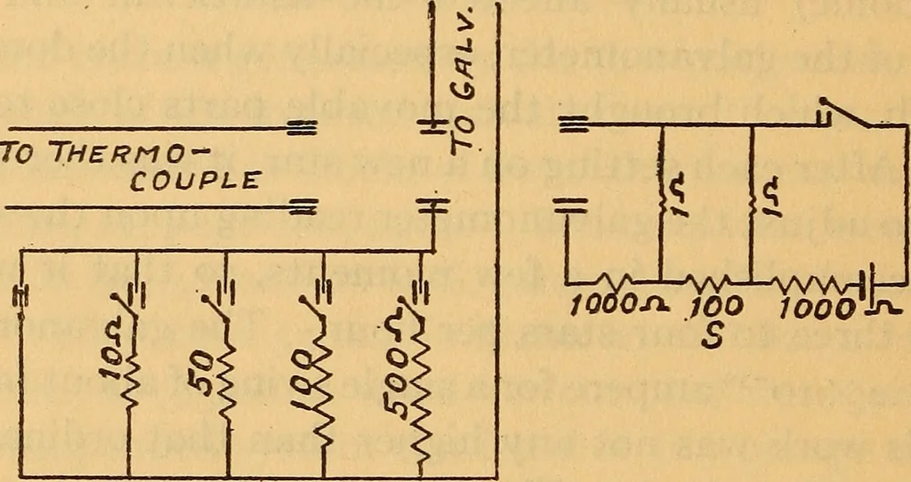 An illustration from A comparison of stellar radiometers and radiometric measurements on 110 stars, 1915, leaf 11