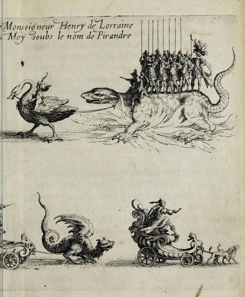 An illustration from Combat a la barriere : faict en covr de Lorraine le 14. febvrier, en l'année presente 1627, 1627, leaf 67