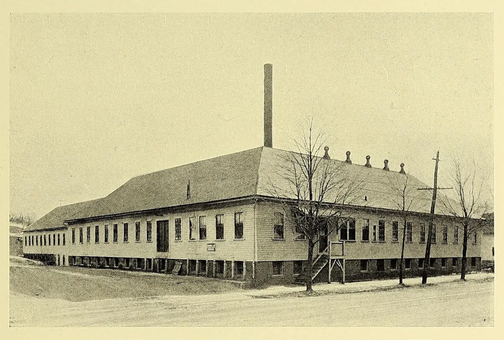 An illustration from Comb making in America, an account of the origin and development of the industry for which Leominster has become famous, to which are added pictures of many of the early comb makers and views of the old time comb shops, 1925, leaf 129