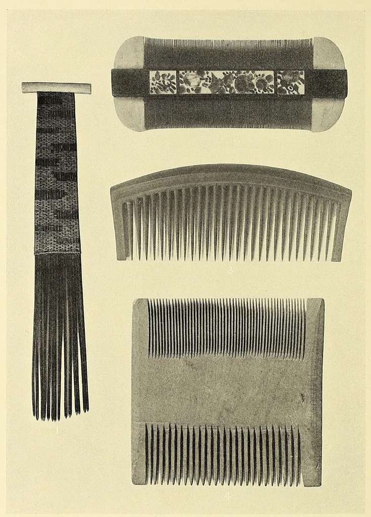 An illustration from Comb making in America, an account of the origin and development of the industry for which Leominster has become famous, to which are added pictures of many of the early comb makers and views of the old time comb shops, 1925, leaf 32