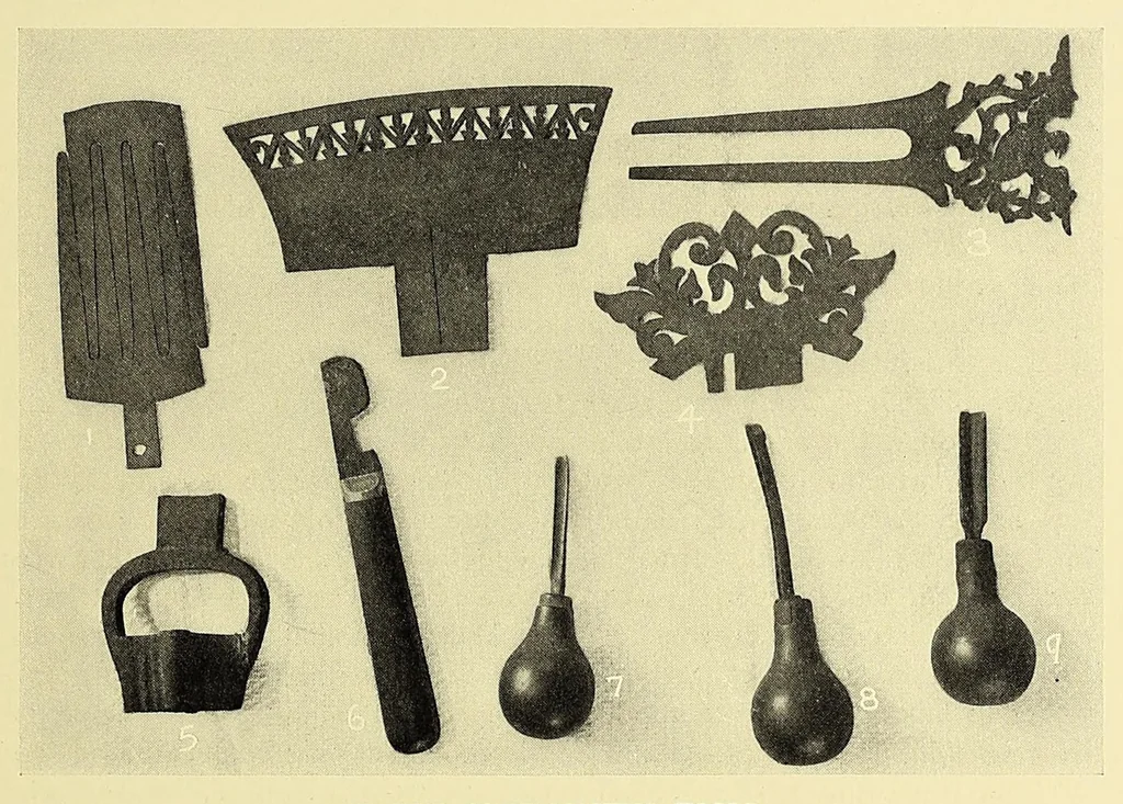 An illustration from Comb making in America, an account of the origin and development of the industry for which Leominster has become famous, to which are added pictures of many of the early comb makers and views of the old time comb shops, 1925, leaf 81