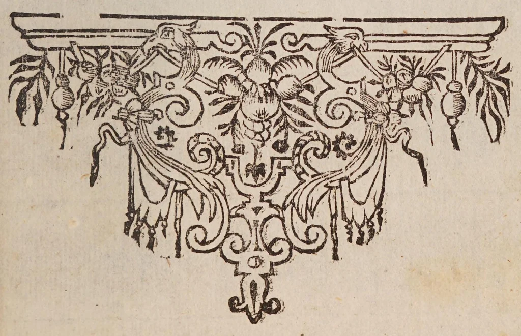 An illustration from Comedia famosa el cain de Catalvña, 1653, leaf 55