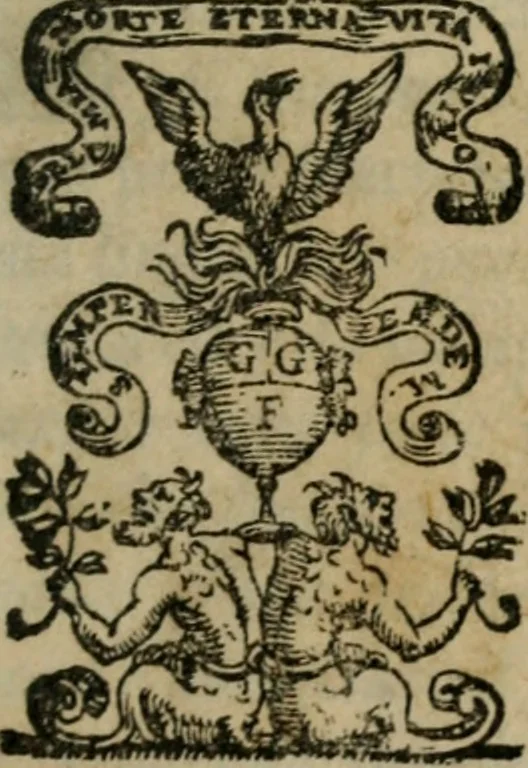 An illustration from Comedia del sacrificio de gli Intronati da Siena, 1559, leaf 2