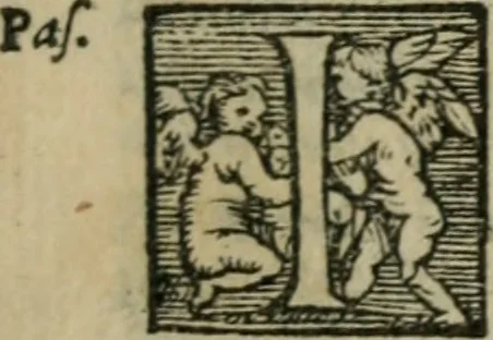 An illustration from Comedia del sacrificio de gli Intronati da Siena, 1559, leaf 64