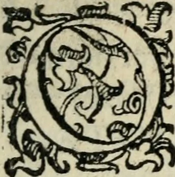 An illustration from Comedie di M. Gianmaria Cecchi, Fiorentino : Libro primo. Nel quale si contengono, La dote; La moglie; Il corredo; La stiaua; Il donzello; Gl'incantesimi; Lo spirito .., 1585, leaf 10